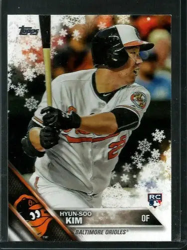 2016 Topps Holiday #HMW89 Hyun-Soo Kim NM-MT RC Rookie Orioles - Trading Cards