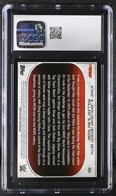 2016 Topps Road to Wrestlemania Sting/John Cena #85 CGC 10