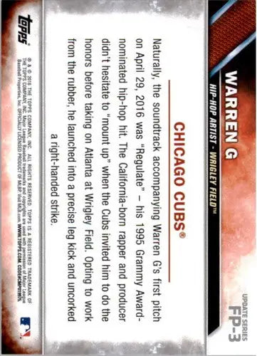 Baseball card back with original gloss from Topps Update featuring Simply Sandoval Cubs