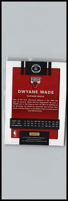 Dwyane Wade basketball card from 2017-18 Donruss series featuring Wade basketball memorabilia