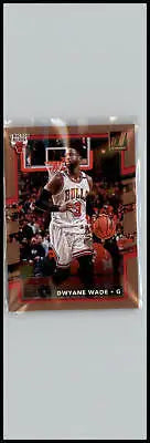 Dwyane Wade basketball card from 2017-18 Donruss product featuring Wade basketball player