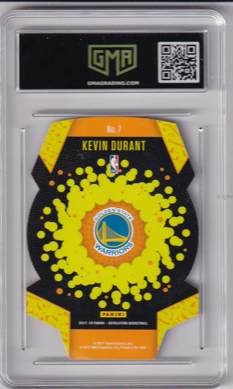 Golden State Warriors Kevin Durant Revolution GMA 10 Liftoff basketball card