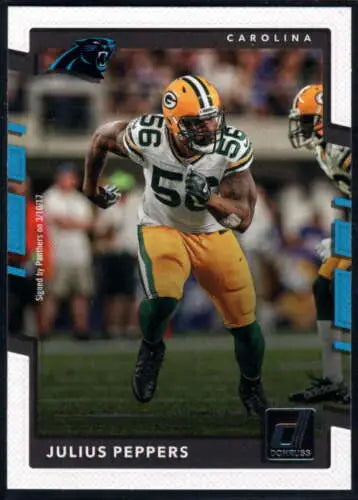 Julius Peppers 2017 Donruss #235 football card with original gloss, NM-MT condition