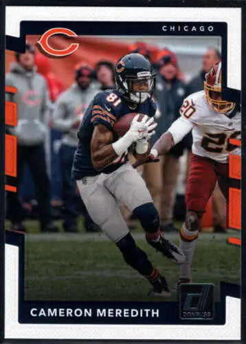 Cameron Meredith football card 2017 Donruss #3 original gloss Bears NM-MT quality