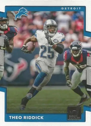 Theo Riddick football card 2017 Donruss #41 NM-MT Lions original gloss collectible