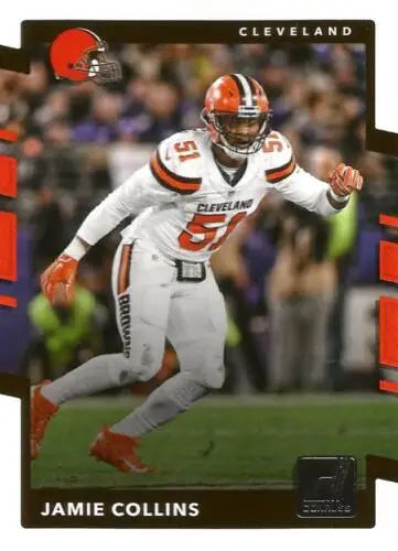 Jamie Collins football card 2017 Donruss #78 original gloss Browns Simply Sandoval