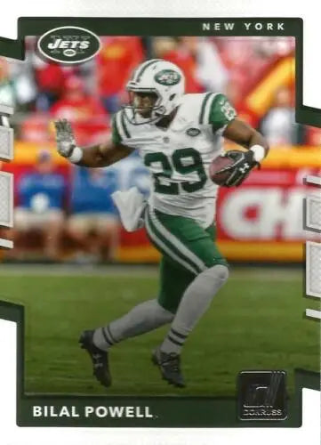 2017 Donruss #97 Bilal Powell NM-MT NY Jets card with original gloss for collectors