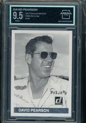 2017 Donruss NASCAR 1984 Retro Var. David Pearson #167 NASCAR Arena Club 9.5