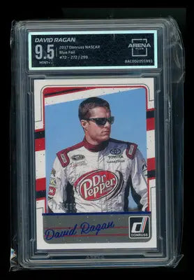 2017 Donruss NASCAR Blue Foil David Ragan #72 272/299 Racing Arena Club 9.5