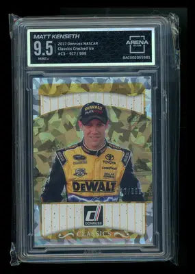 2017 Donruss NASCAR Classics Cracked Ice Matt Kenseth #C3 917/999 Arena Club 10