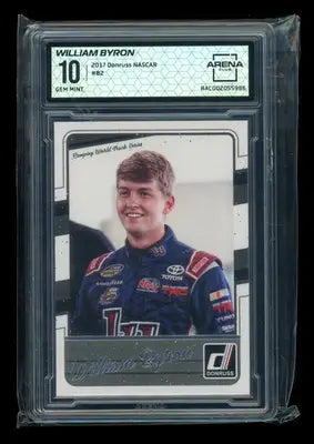 2017 Donruss NASCAR William Byron #82 Auto Racing Arena Club 10