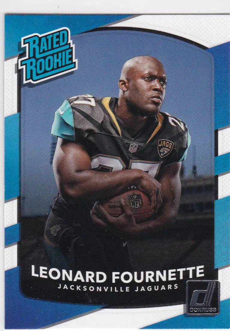 2017 Donruss Rated Rookie #319 Leonarde Fournette Jacksonville Jaguars - Unknown