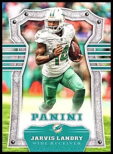 Original gloss Jarvis Landry football card 2017 Panini NM-MT Dolphins ID 5396