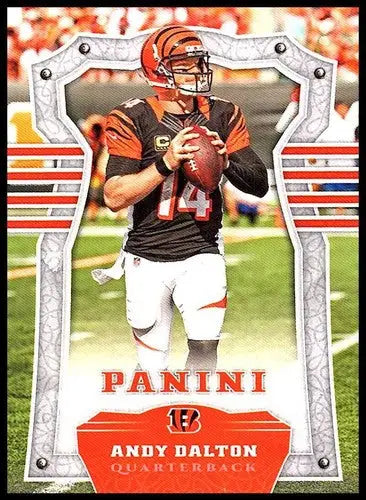 Original gloss Andy Dalton football card from 2017 Panini Bengals collection