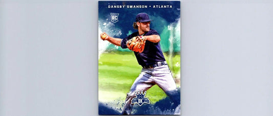 Dansby Swanson 2017 Panini Diamond Kings #129 baseball card for collectors and fans
