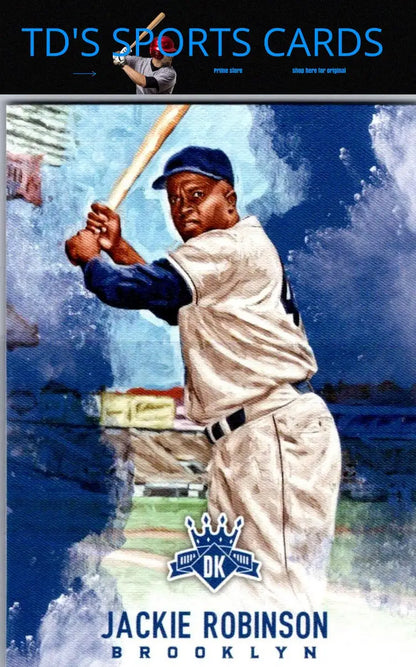 Jackie Robinson baseball card from Panini Diamond Kings 2017 product line