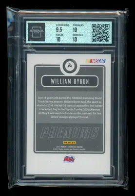 2017 Panini Donruss NASCAR Phenoms William Byron #P4 Racing Arena Club 10