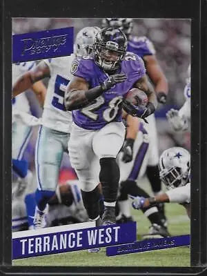 Terrance West football card 2017 Panini Prestige NM-MT Ravens original gloss finish