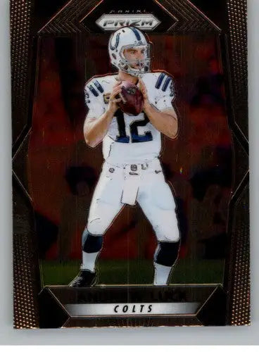 Original gloss Panini Prizm football trading card of Andrew Luck Colts NM-MT