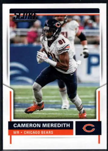 Cameron Meredith football card 2017 Score #147 original gloss by Simply Sandoval