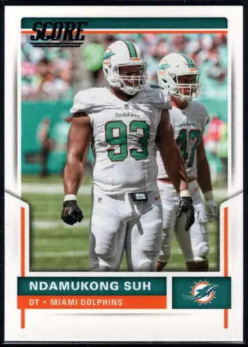 Ndamukong Suh football card 2017 Score #234 NM-MT Dolphins original gloss Simply Sandoval