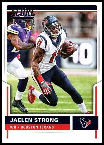 Jaelen Strong football card 2017 Score #264 original gloss by Simply Sandoval