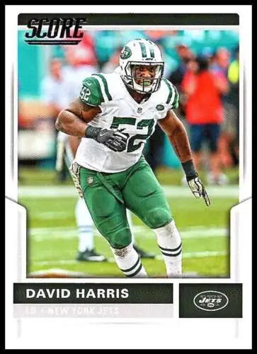 David Harris football card 2017 Score #78 NM-MT original gloss Simply Sandoval
