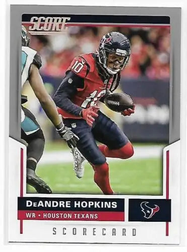 DeAndre Hopkins 2017 Score Scorecard #139 football card in original gloss finish