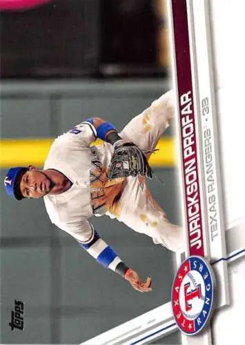 2021 Topps #367 Jurickson Profar NM-MT Rangers baseball card in original gloss finish