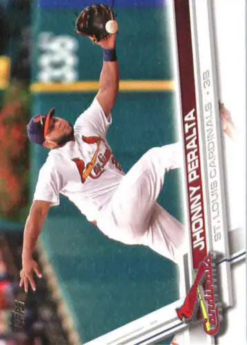 Baseball card of Jhonny Peralta from 2017 Topps #368 NM-MT featuring original gloss