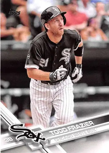 Original gloss baseball card featuring Todd Frazier of the Chicago White Sox 2017 Topps #656