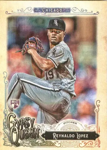 Reynaldo Lopez baseball card from Topps Gypsy Queen with original gloss and rookie design