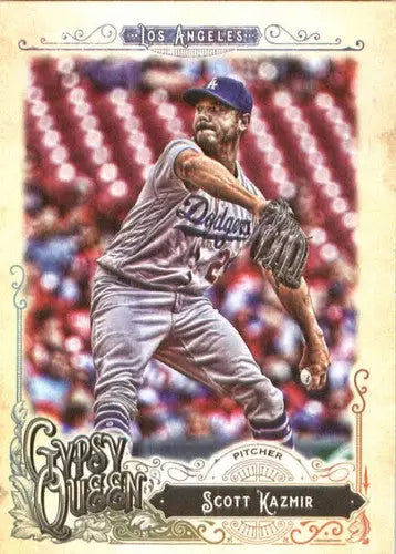 2017 Topps Gypsy Queen Scott Kazmir baseball card Dodgers NM-MT product image