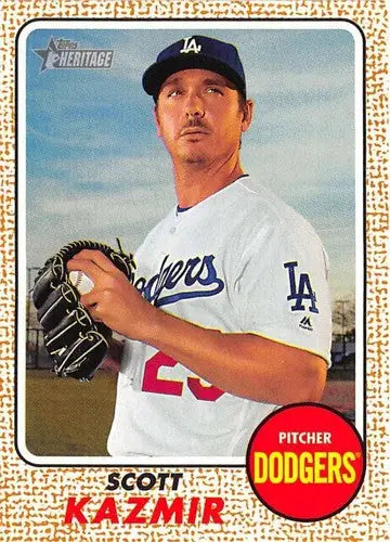 2017 Topps Heritage #45 Scott Kazmir NM-MT Dodgers - Trading Cards