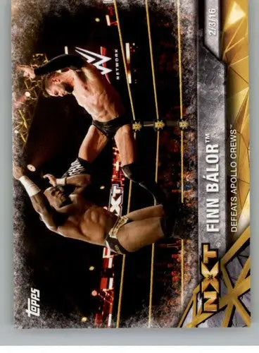 Original gloss of Finn Bálor collectible trading card from Topps NXT series
