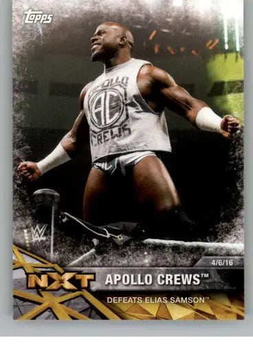 2017 Topps NXT Matches and Moments #31 Apollo Crews NM-MT Defeats Elias ID:3468 - Trading Cards