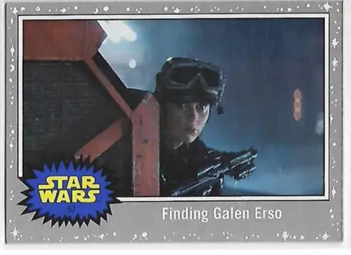 2017 Topps Star Wars Journey to The Last Jedi Silver Starfield #63 Original Gloss Card