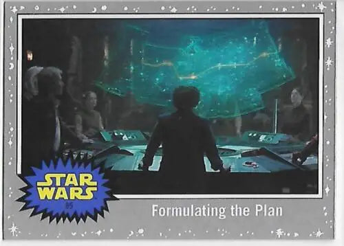 Topps Star Wars trading card featuring original gloss from Journey to The Last Jedi