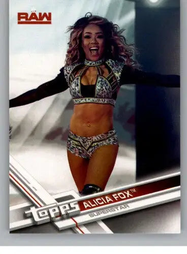 2017 Topps Then Now Forever #105 Alicia Fox NM-MT - Trading Cards