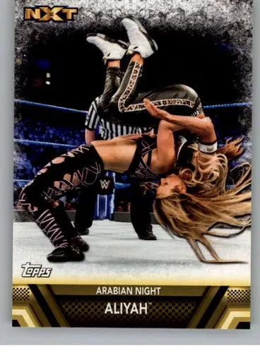 2017 Topps Then Now Forever Finishers and Signature Moves #F-34 Aliyah N ID:3397 - Trading Cards