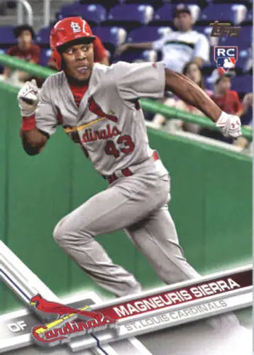 2017 Topps Update US101 Magneuris Sierra NM-MT RC Rookie Cardinals baseball card in original gloss