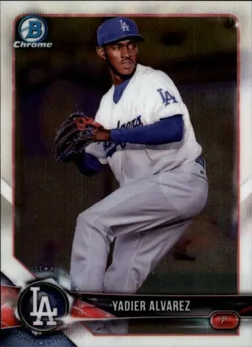 2018 Bowman Chrome Prospects #BCP22 Yadier Alvarez NM-MT Dodgers - Trading Cards