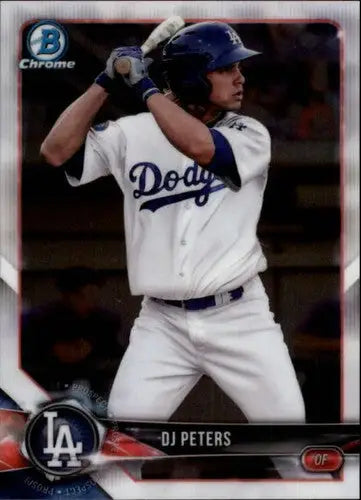 2018 Bowman Chrome Prospects #BCP31 DJ Peters NM-MT Dodgers - Trading Cards
