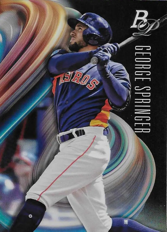 2018 Bowman Platinum #30 George Springer NM-MT Astros ID:15267 - Baseball Card