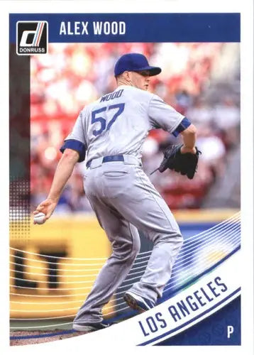 2018 Donruss #129 Alex Wood NM-MT Dodgers - Trading Cards