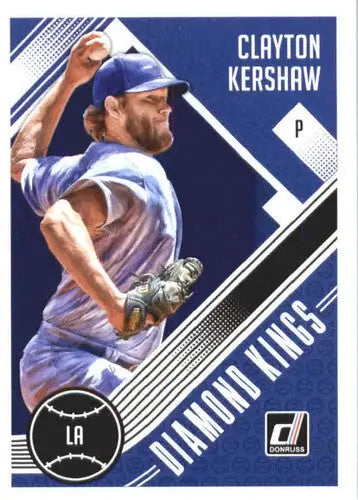 2018 Donruss #14 Clayton Kershaw NM-MT Dodgers Diamond King - Trading Cards