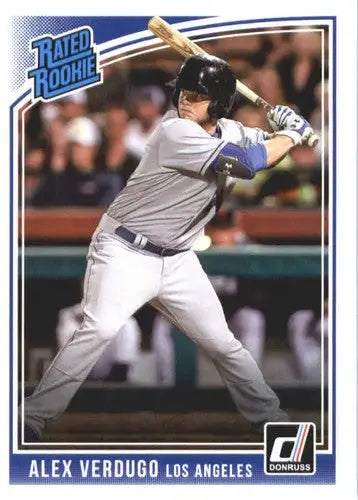 2018 Donruss #45 Alex Verdugo NM-MT Dodgers Rated Rookie - Trading Cards