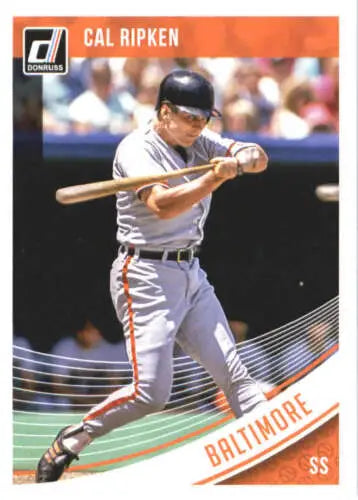 2018 Donruss #64 Cal Ripken NM-MT Orioles baseball card with original gloss finish