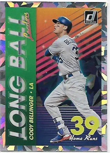 2018 Donruss Long Ball Leaders Crystals #6 Cody Bellinger NM-MT Dodgers - Trading Cards
