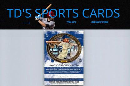 Jackie Robinson baseball card from 2018 Panini Diamond Kings series